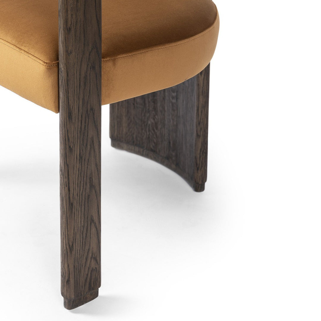 Caleb Dining Chair - Stax Rust - Brown