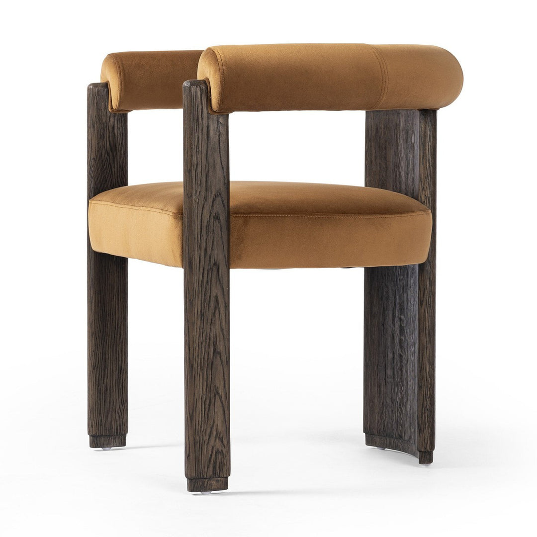 Caleb Dining Chair - Stax Rust - Brown