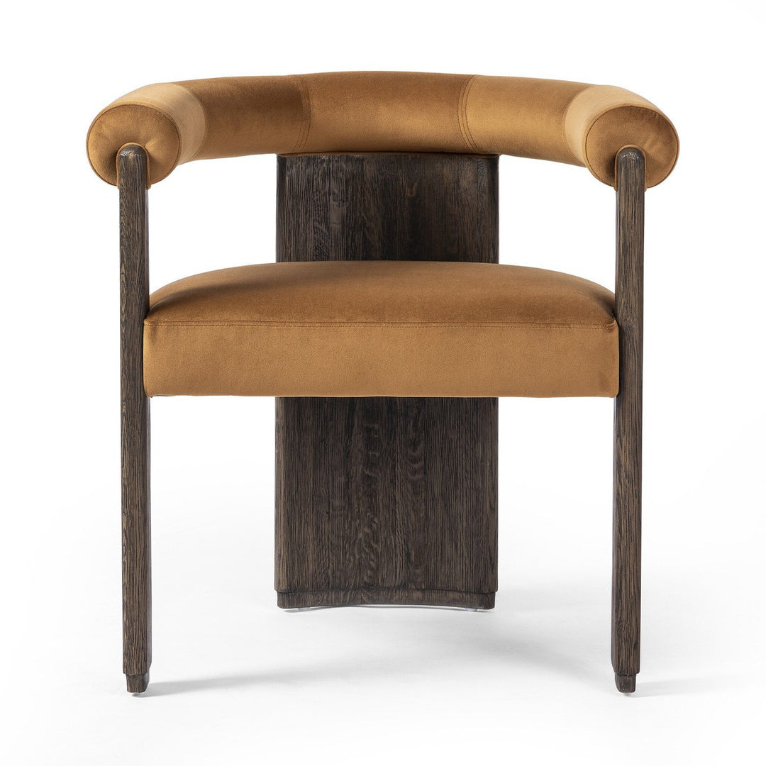 Caleb Dining Chair - Stax Rust - Brown