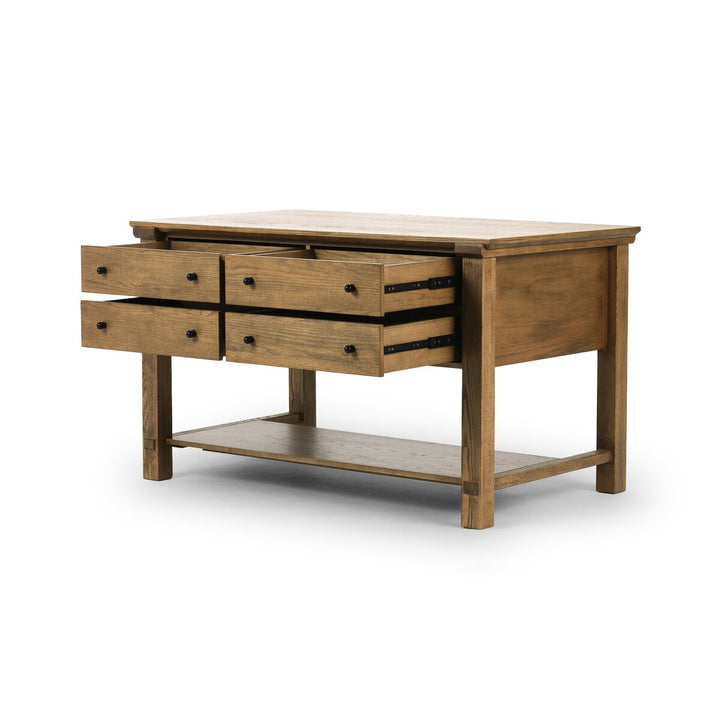 Greendale Kitchen Island - 60" - Tan Oak