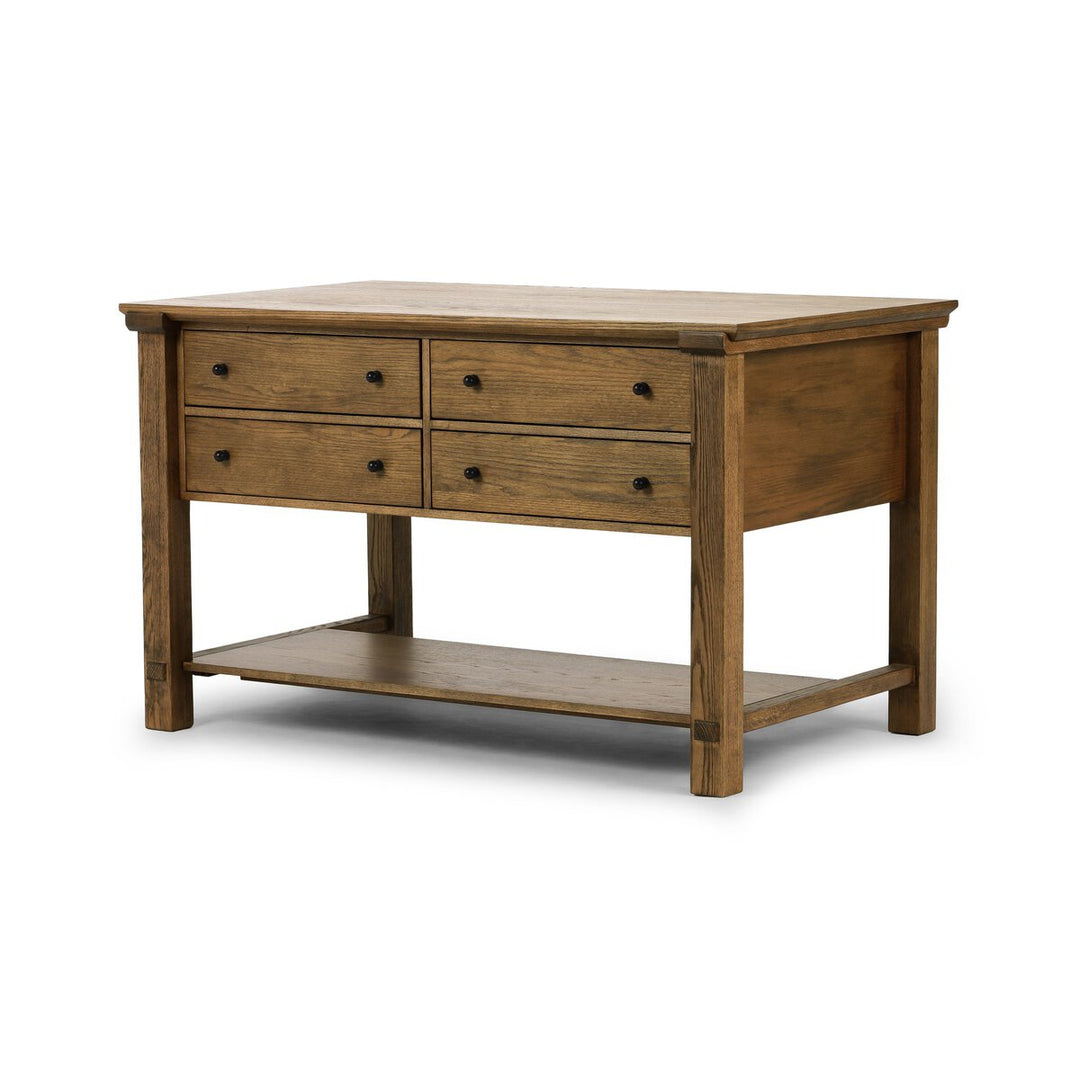 Greendale Kitchen Island - 60" - Tan Oak