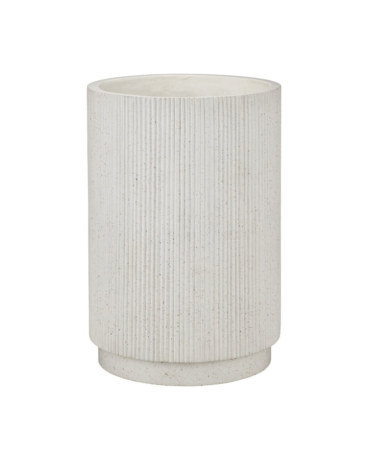 Outdoor Planters Ridge Large Ivory Terrazzo Planter