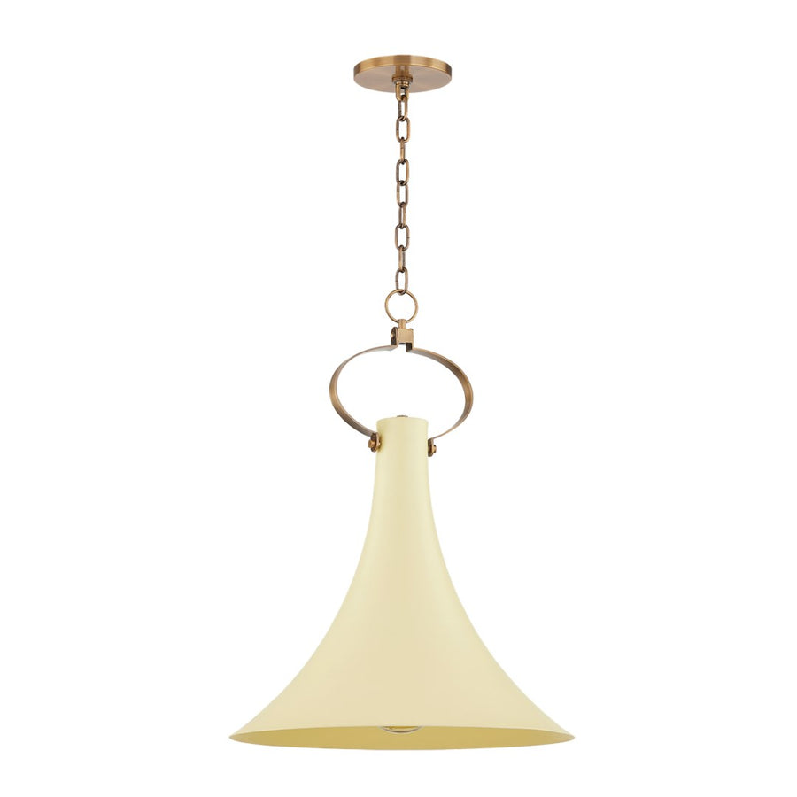 Radcliff 1 Light Pendant-Troy Lighting-TROY-F1518-PBR/SSD-Pendants18.00"-1-France and Son