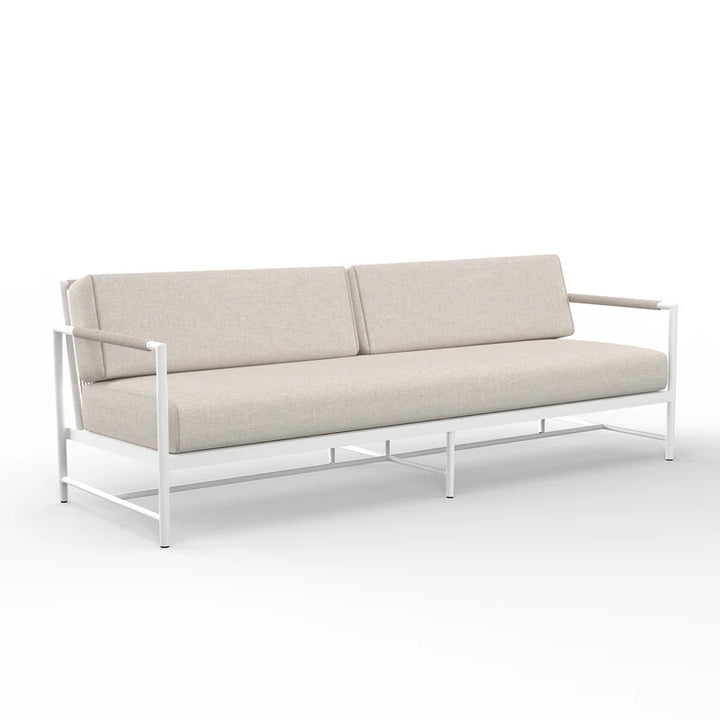 Sabbia Outdoor Sofa 87" - Echo Ash Sunbrella Fabric