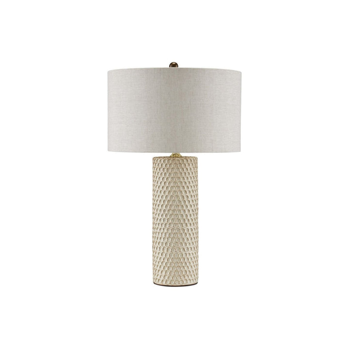 Polka Dot Ivory Table Lamp