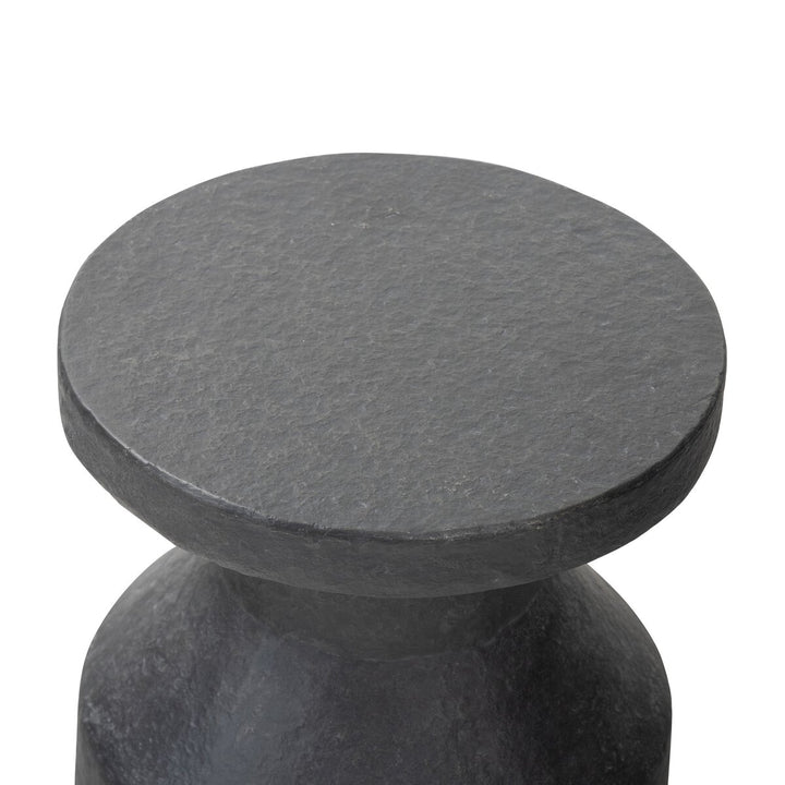 Apollo End Table - Distressed Graphite Concrete