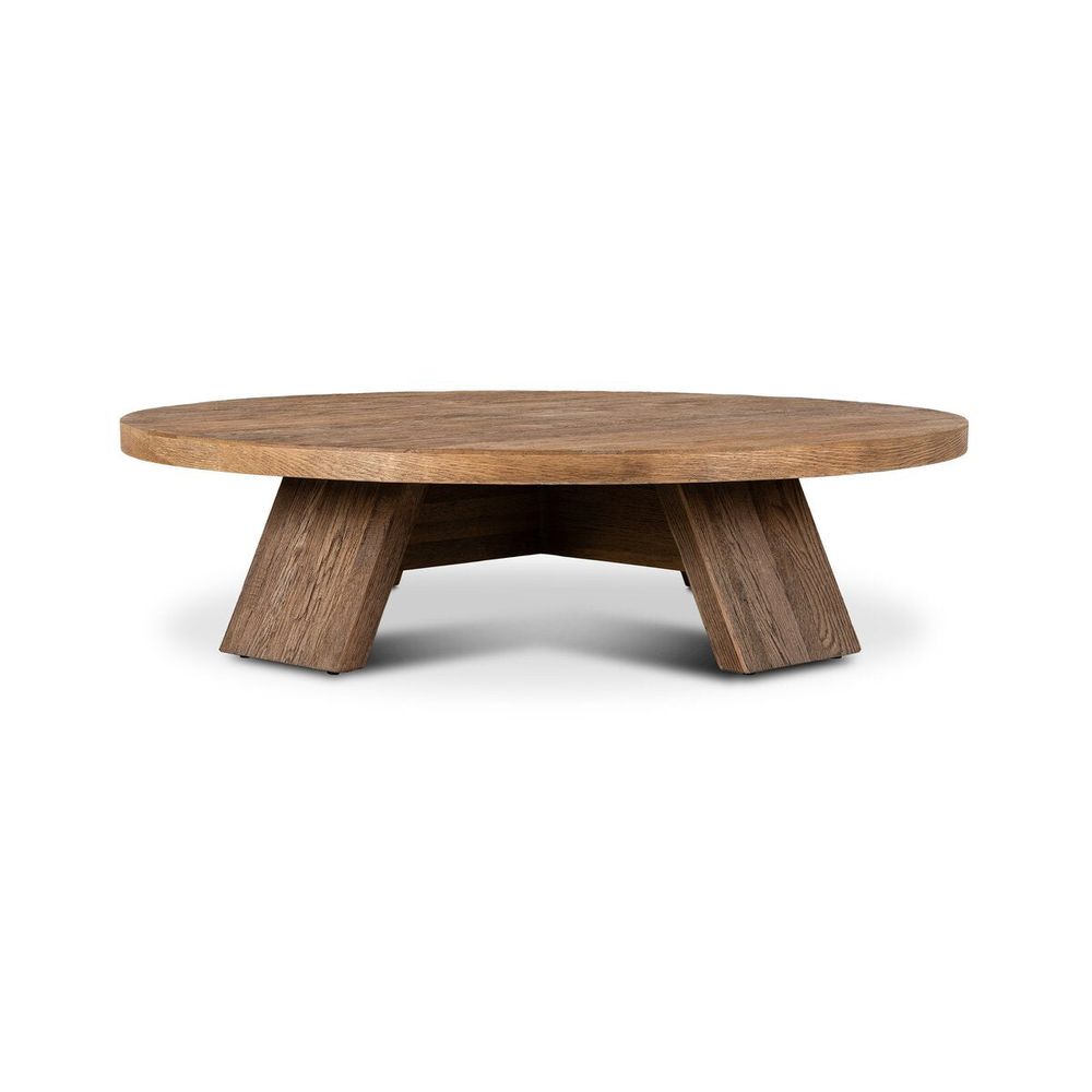 Sparrow Coffee Table: Washed Old Oak Resawn