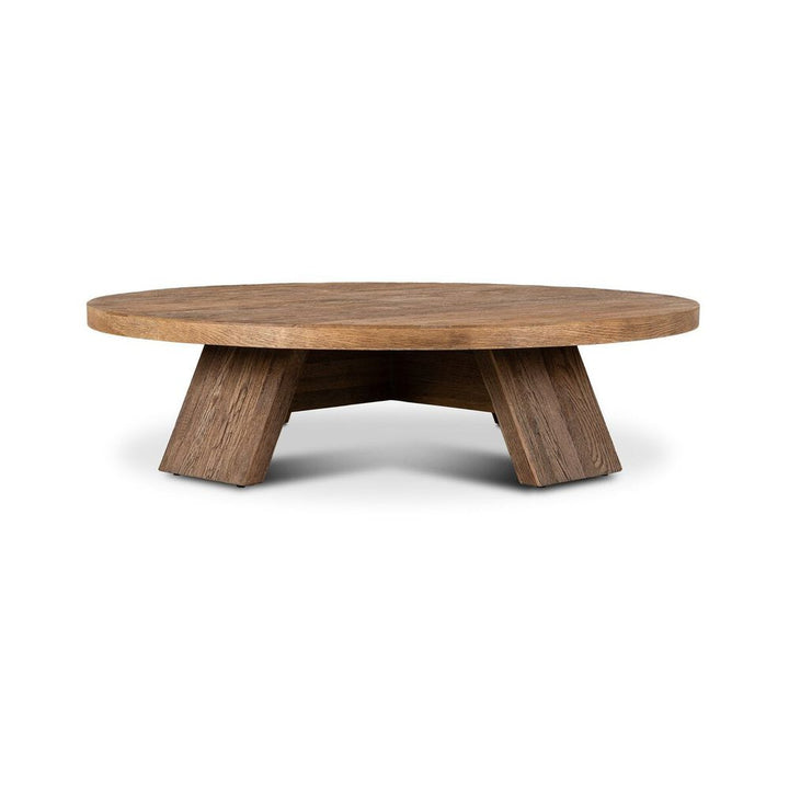 Sparrow Coffee Table: Washed Old Oak Resawn
