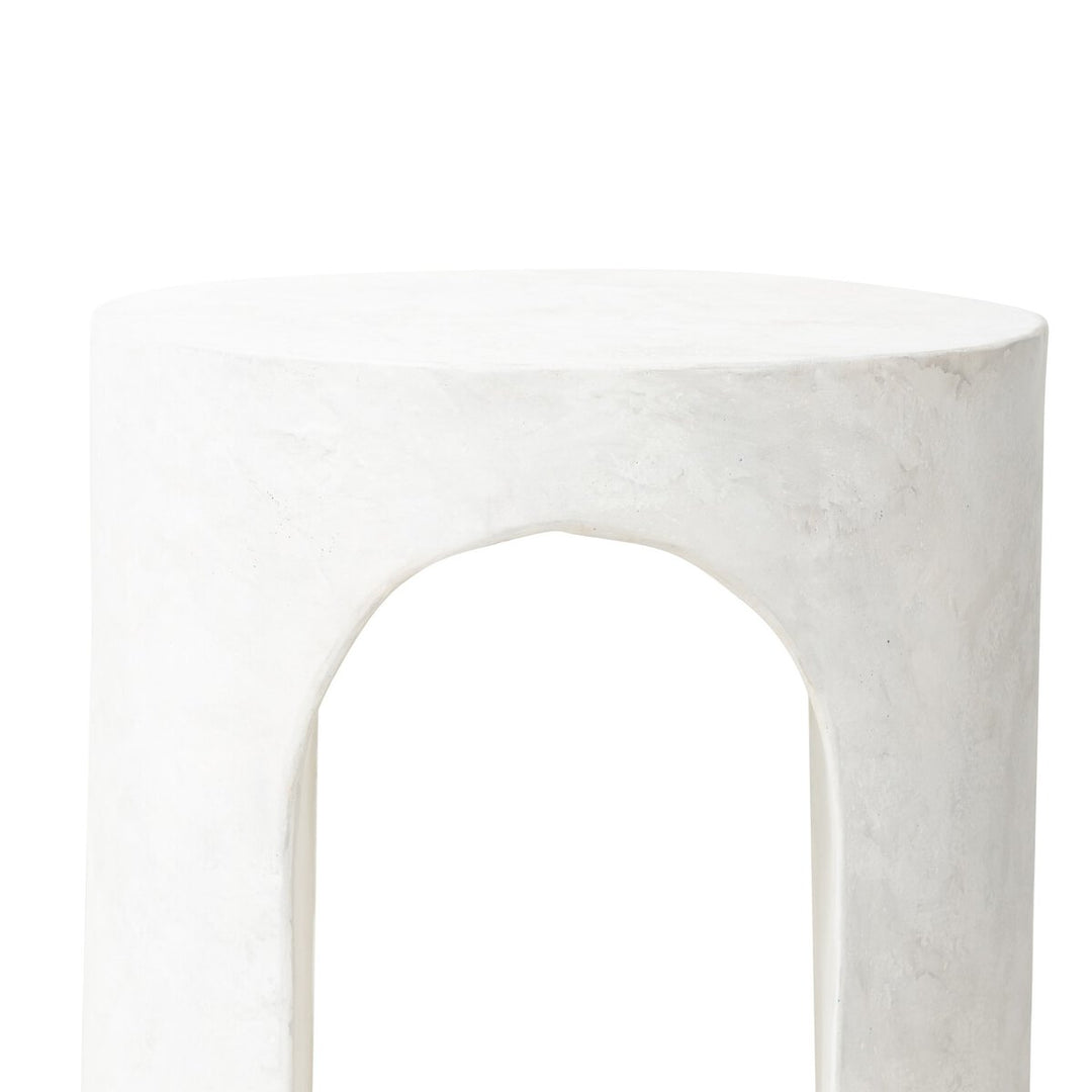 Hudson End Table - Textured Lunar Concrete