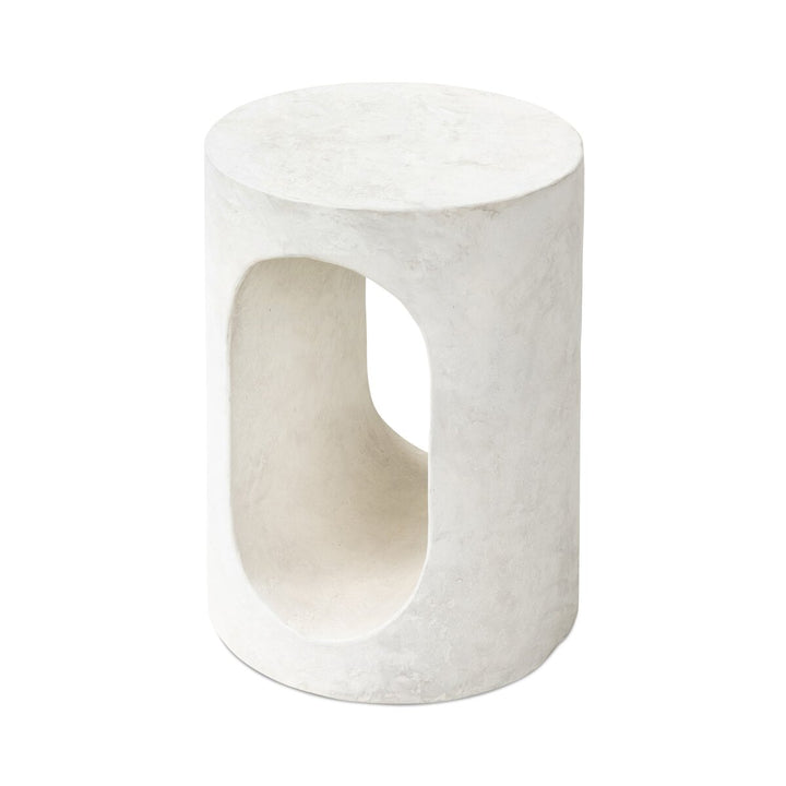 Hudson End Table - Textured Lunar Concrete