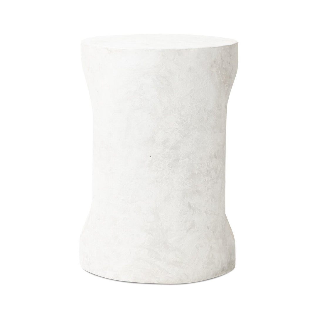 Hudson End Table - Textured Lunar Concrete