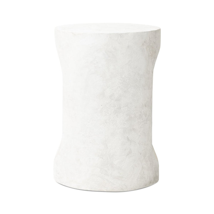 Hudson End Table - Textured Lunar Concrete