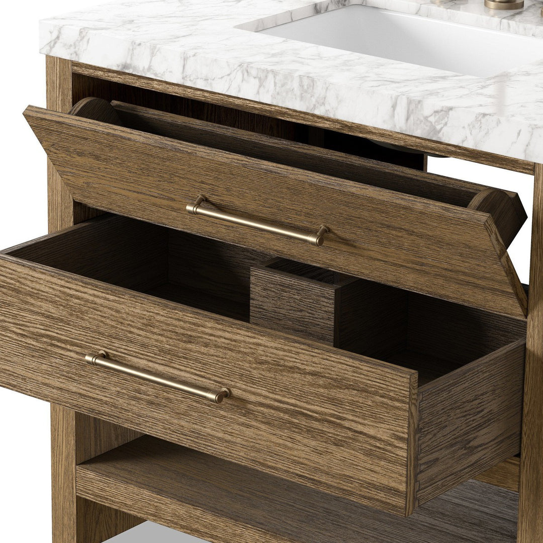 Aspen Single Vanity - Washed Natural