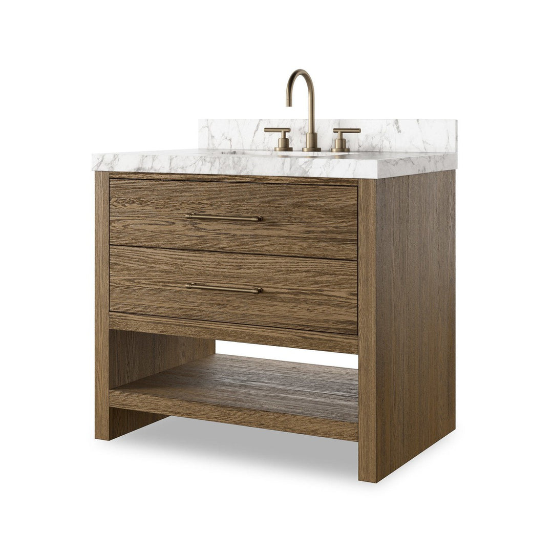 Aspen Single Vanity - Washed Natural