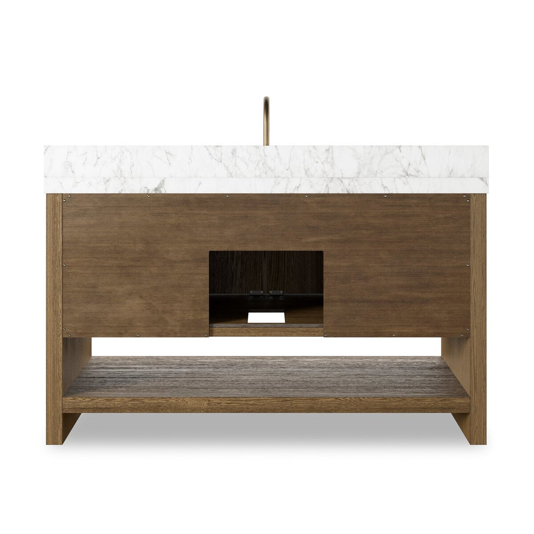 Aspen Single Wide Vanity - Washed Natural