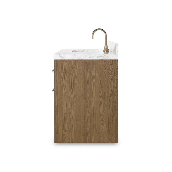 Aspen Single Wide Vanity - Washed Natural