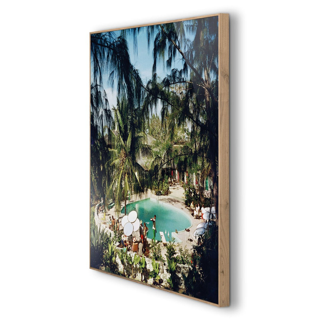 Eleuthra Pool Party By Slim Aarons - 24"X24"