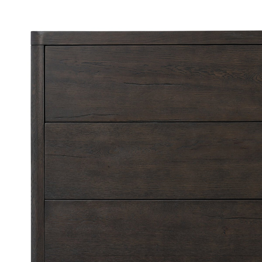 Corinne 6-Drawer Dresser - Smoke Black Oak Veneer