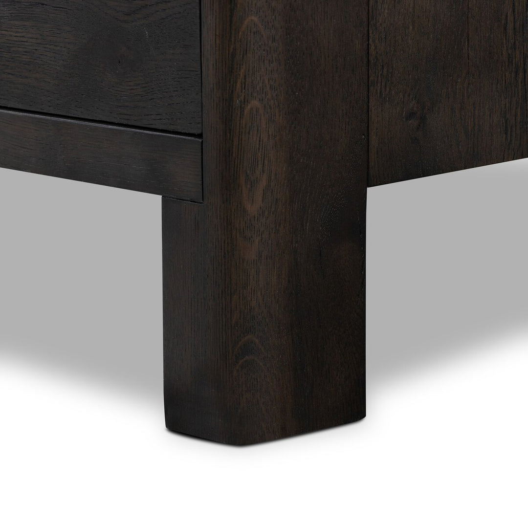 Corinne 6-Drawer Dresser - Smoke Black Oak Veneer