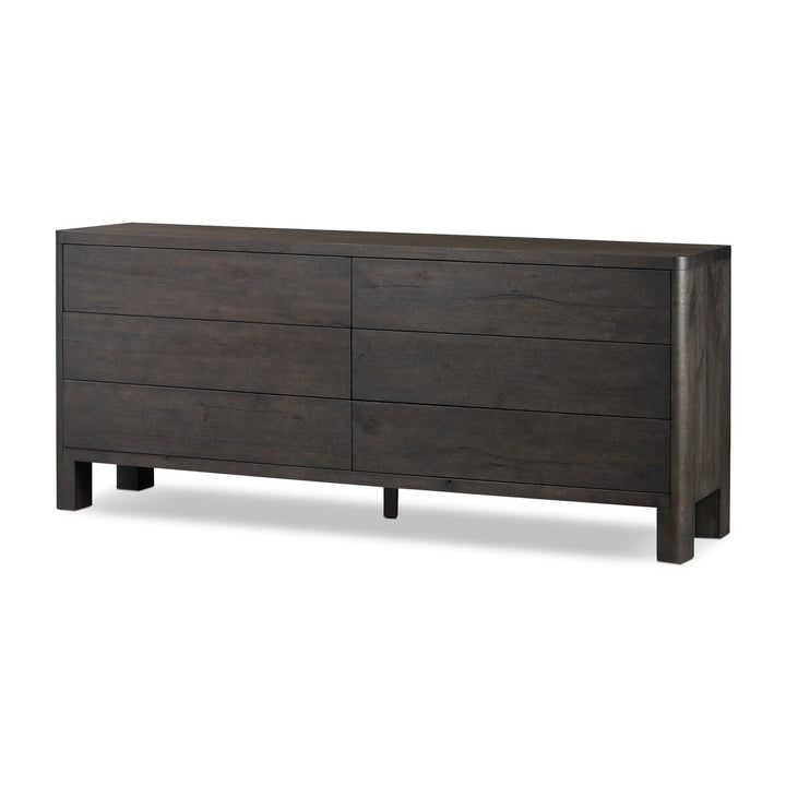 Corinne 6-Drawer Dresser - Smoke Black Oak Veneer