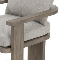 Mahina Outdoor Dining Armchair - Hayes Fog