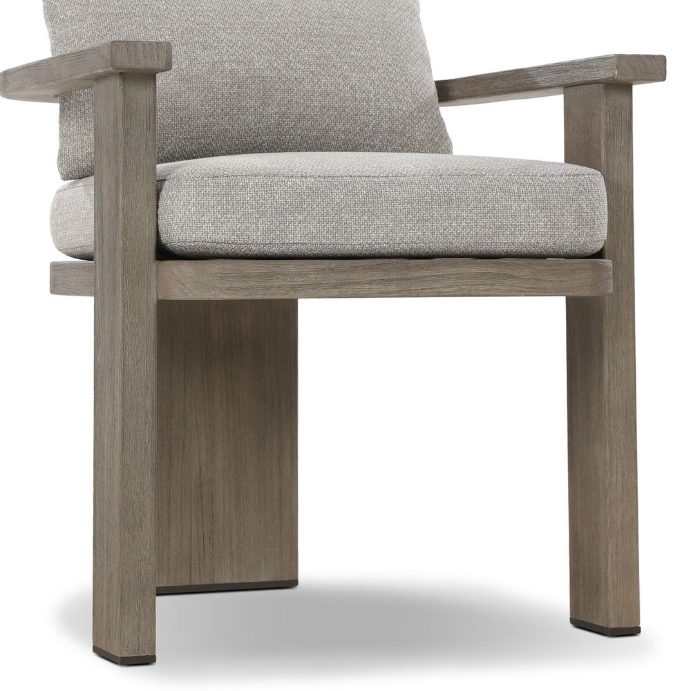 Mahina Outdoor Dining Armchair - Hayes Fog