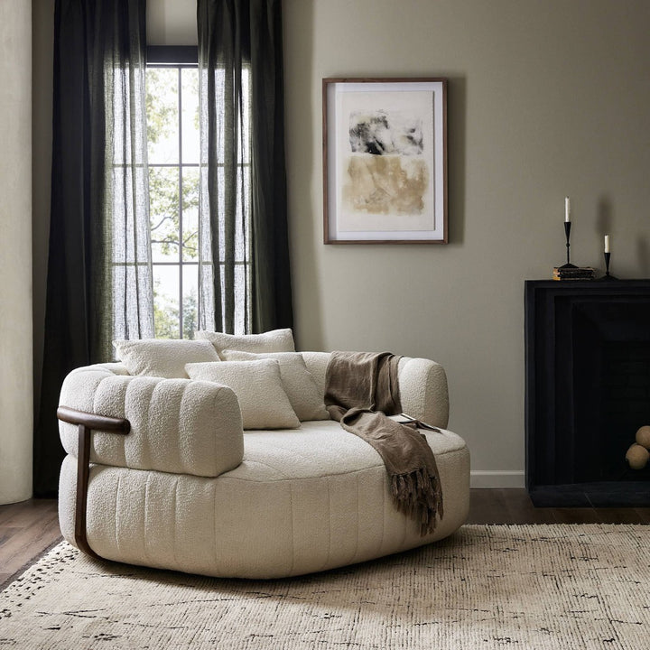 Owen Media Lounger - Altro Snow