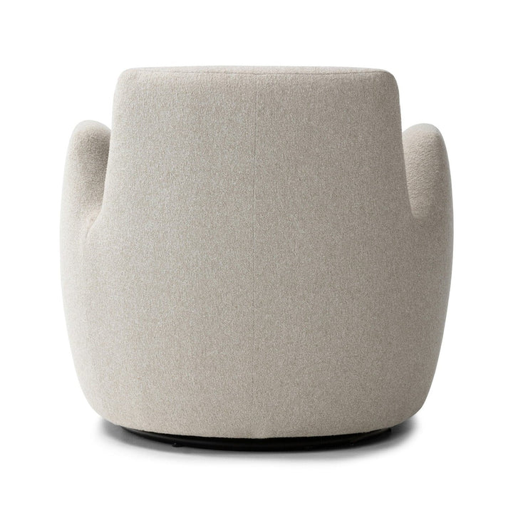 Nolan Swivel Chair - Crete Pebble