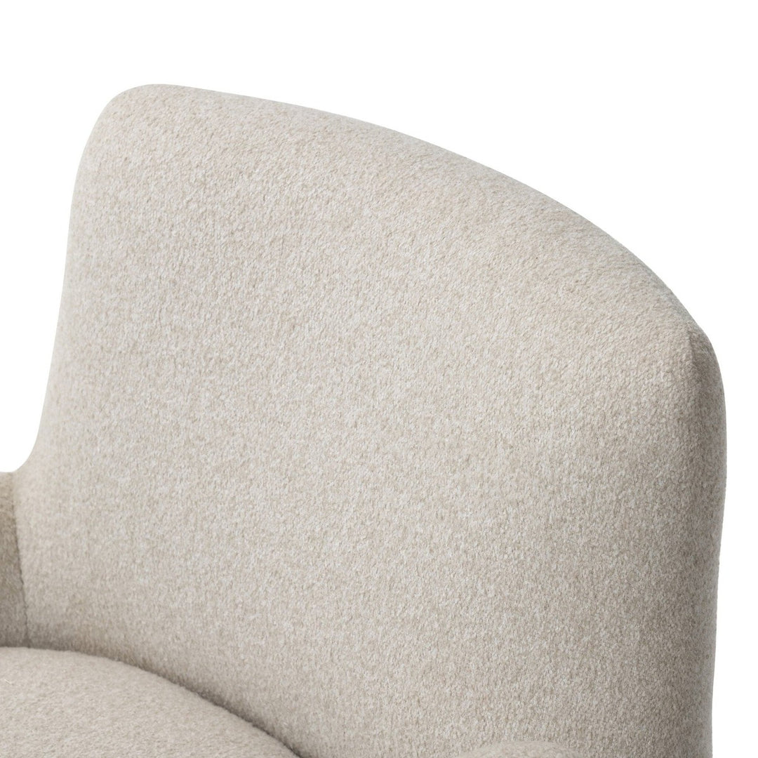 Nolan Swivel Chair - Crete Pebble