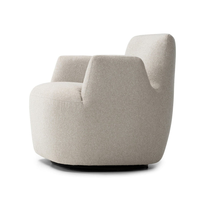 Nolan Swivel Chair - Crete Pebble