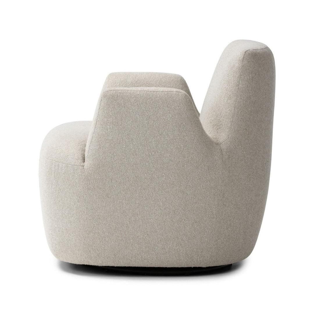 Nolan Swivel Chair - Crete Pebble