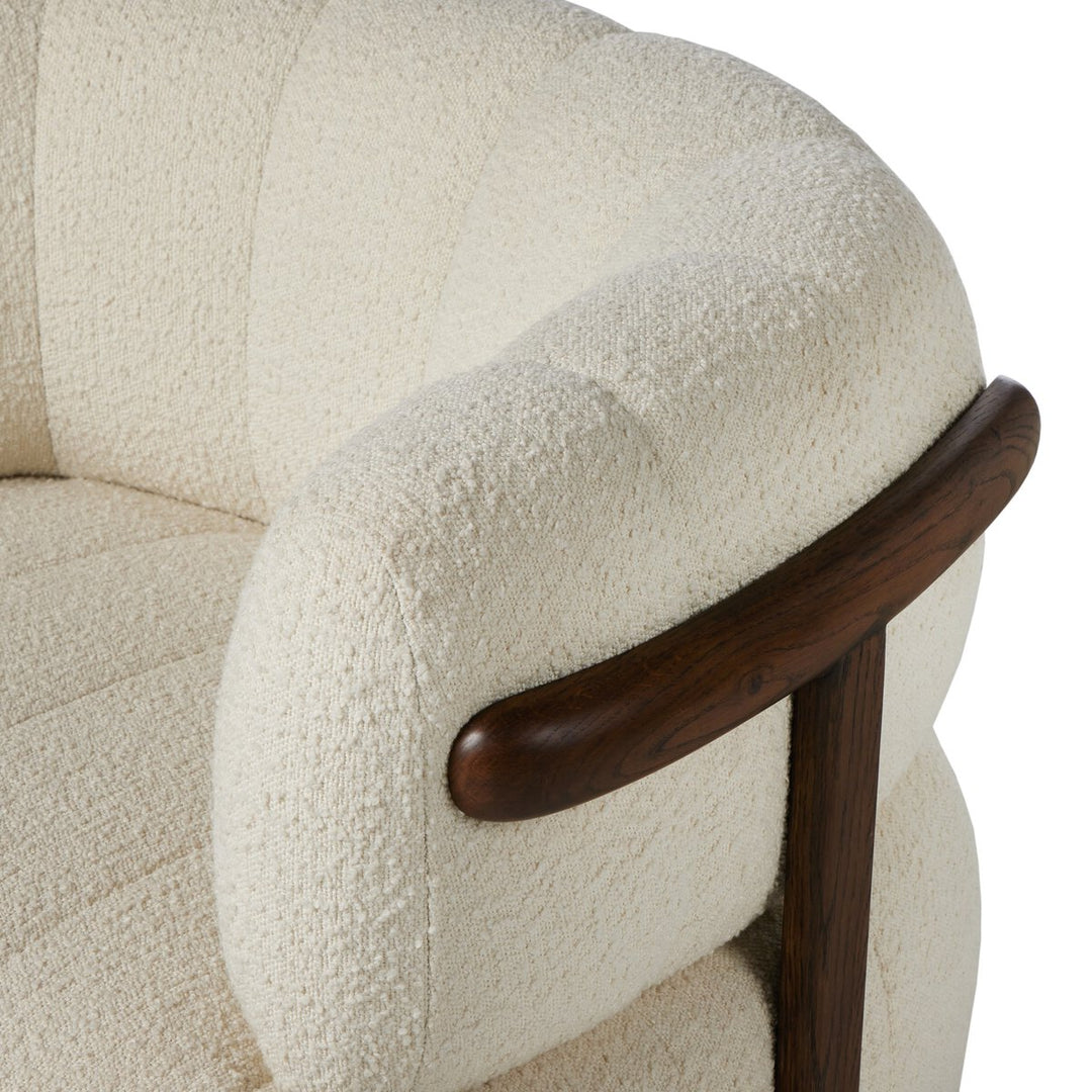 Knox Swivel Chair - Altro Snow