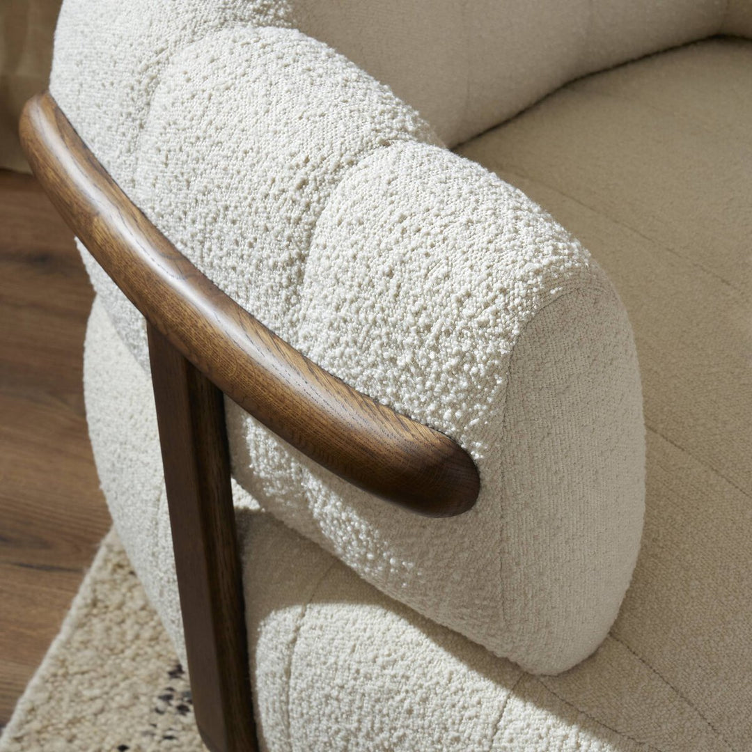 Knox Swivel Chair - Altro Snow