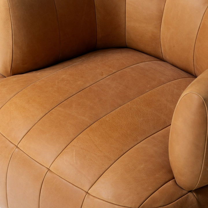 Knox Swivel Chair - Palermo Cognac