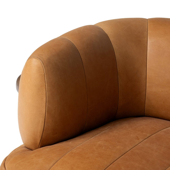 Knox Swivel Chair - Palermo Cognac