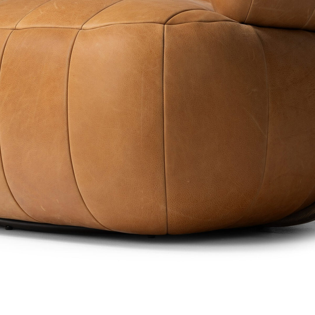 Knox Swivel Chair - Palermo Cognac