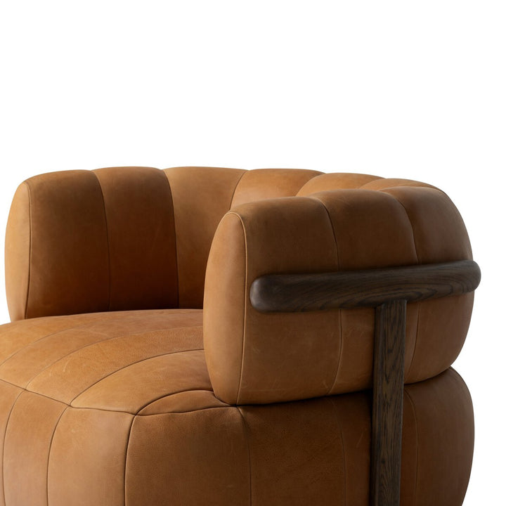 Knox Swivel Chair - Palermo Cognac