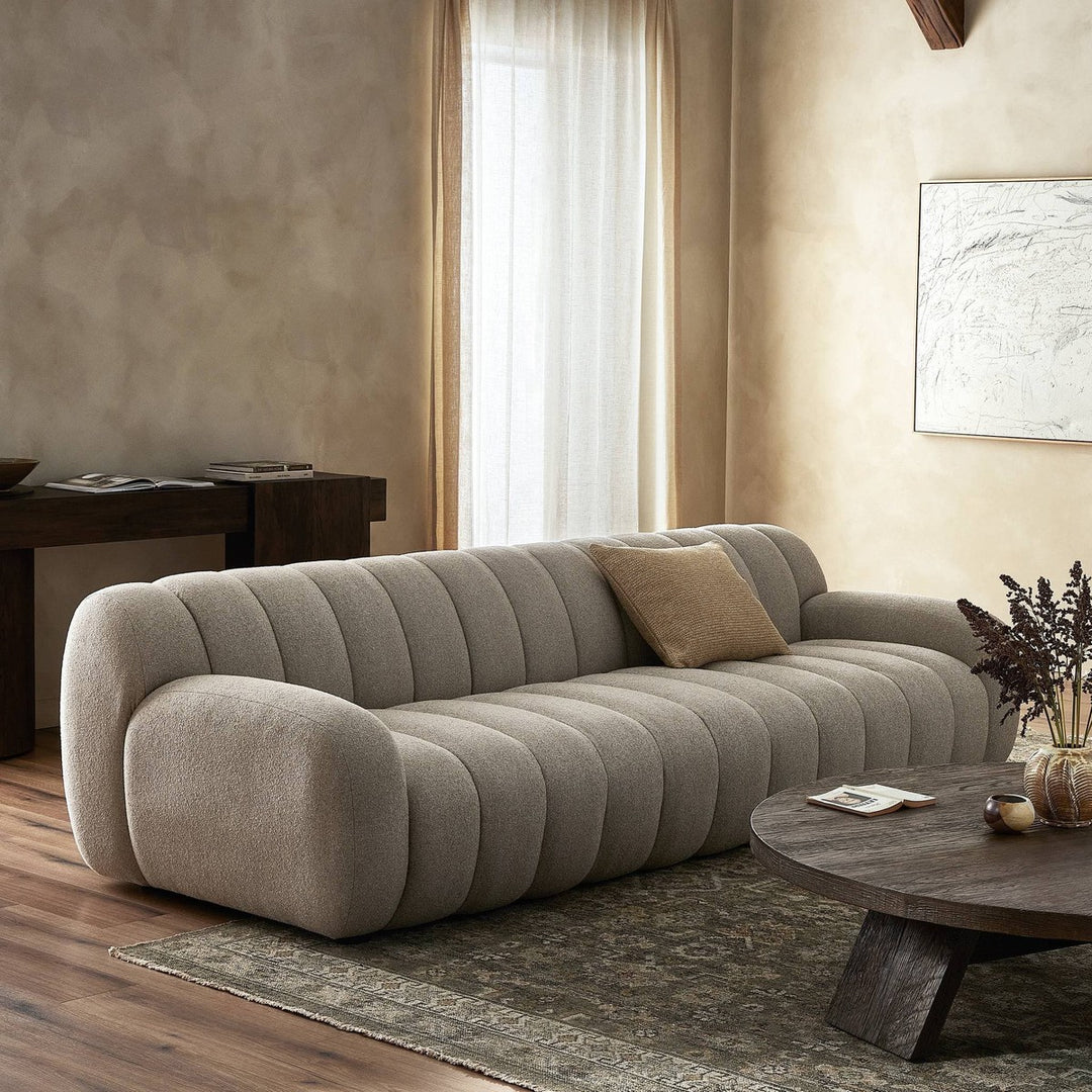 Stella Sofa-104" - Weslie Flax