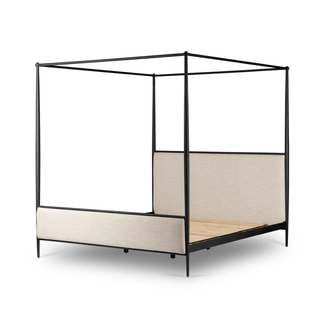 Everett Canopy Bed - Savoy Parchment - Queen