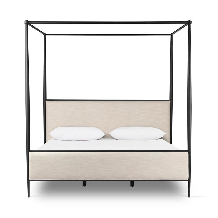 Everett Canopy Bed - Savoy Parchment - Queen