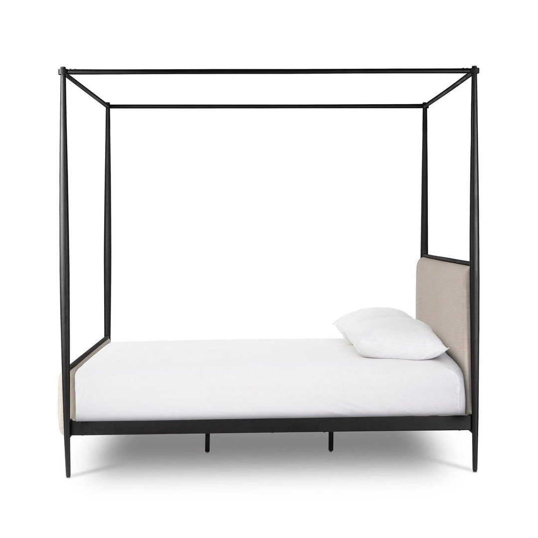 Everett Canopy Bed - Savoy Parchment - Queen