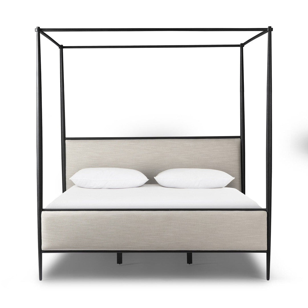 Everett Canopy Bed - Savoy Parchment - King