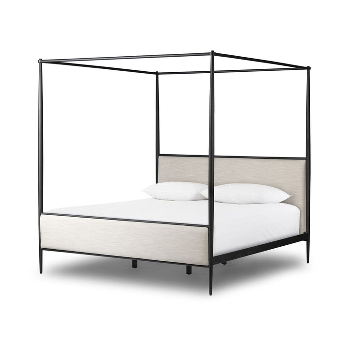 Everett Canopy Bed - Savoy Parchment - King