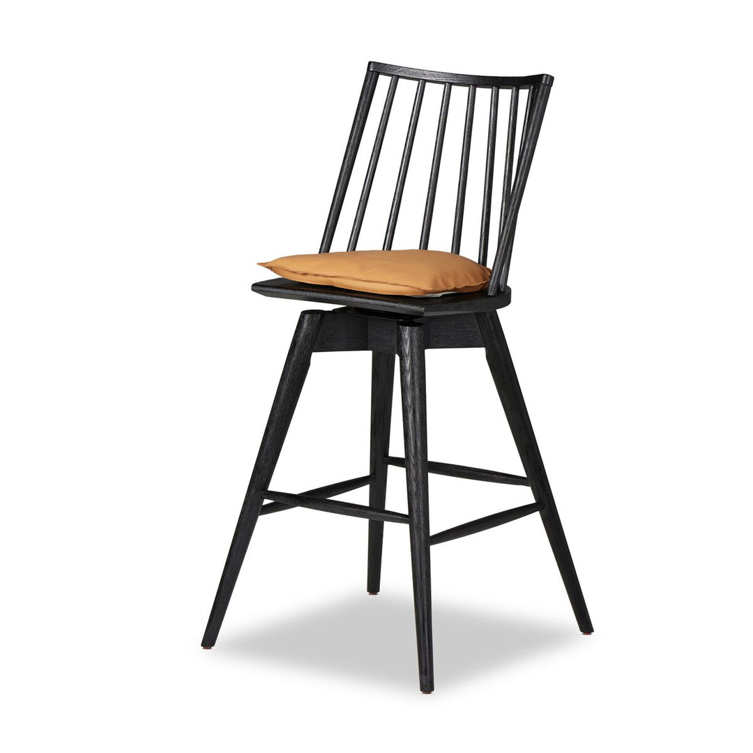 Clark Swivel Bar + Counter Stool - Whiskey Saddle - Bar