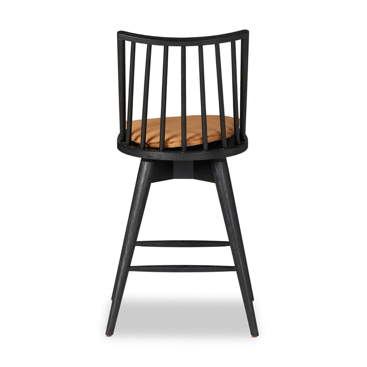 Clark Swivel Bar + Counter Stool - Whiskey Saddle - Counter