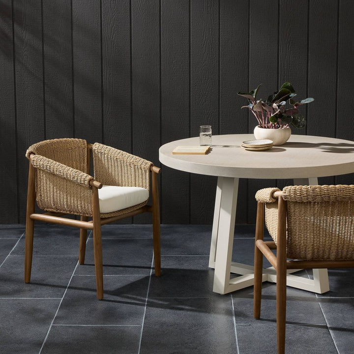Outdoor Dining Chairs Cambrie Outdoor Dining Chair - Arashi Salt