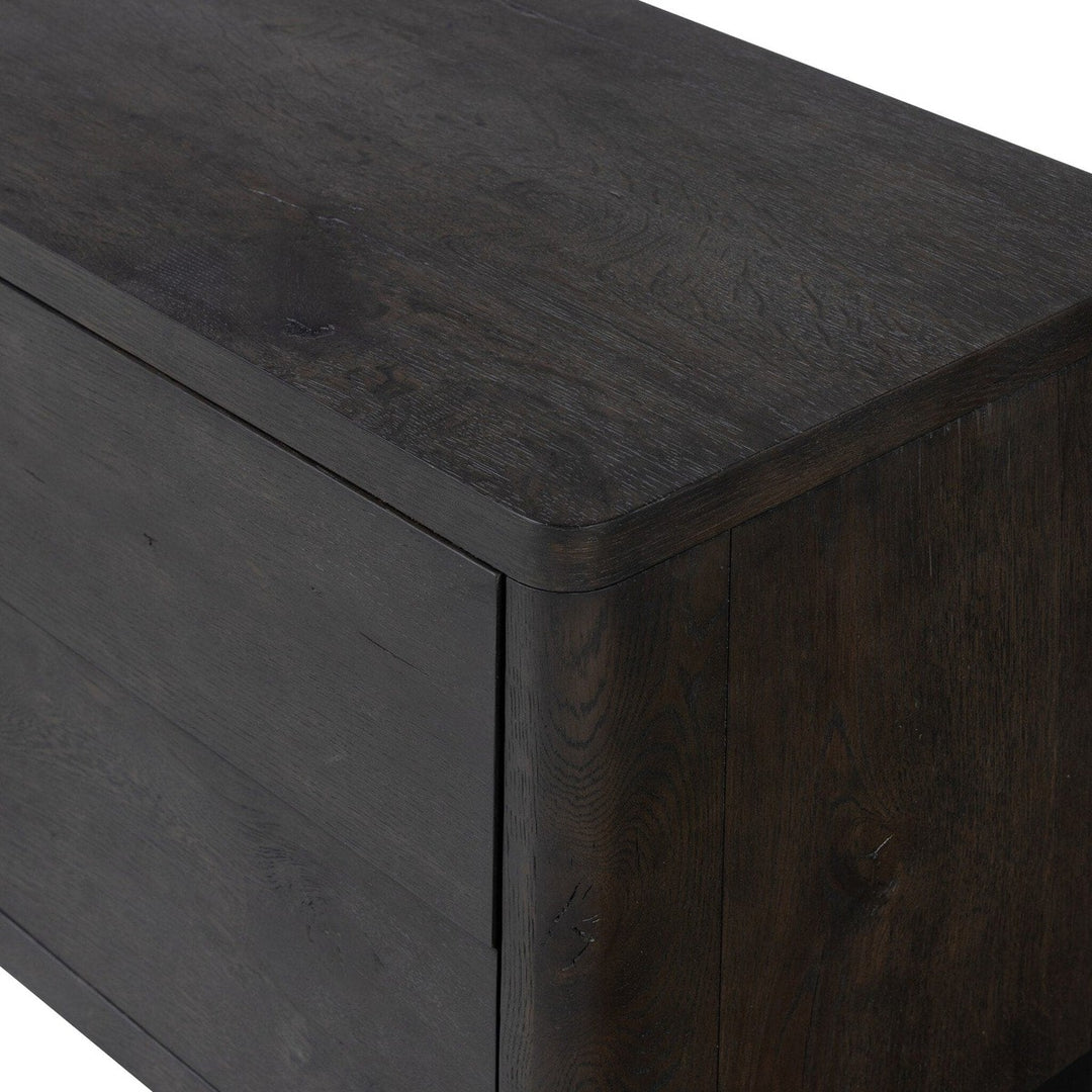 Evelyn Nightstand - Smoked Black Oak