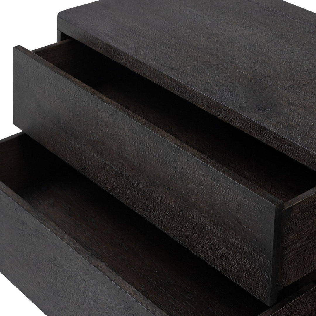 Evelyn Nightstand - Smoked Black Oak