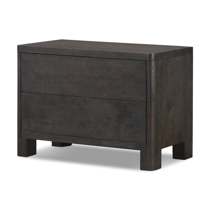 Evelyn Nightstand - Smoked Black Oak