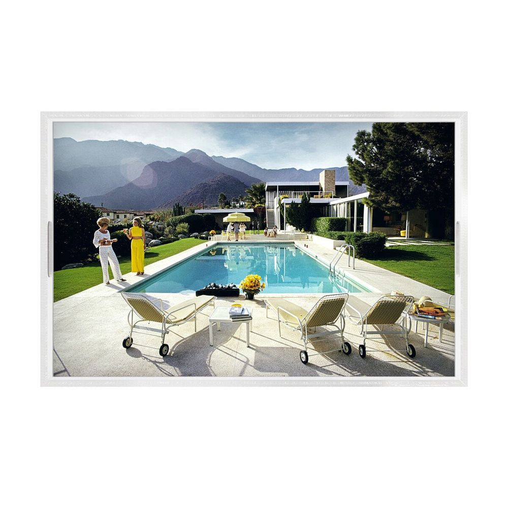 Desert Springs Pool Tray By Slim Aarons